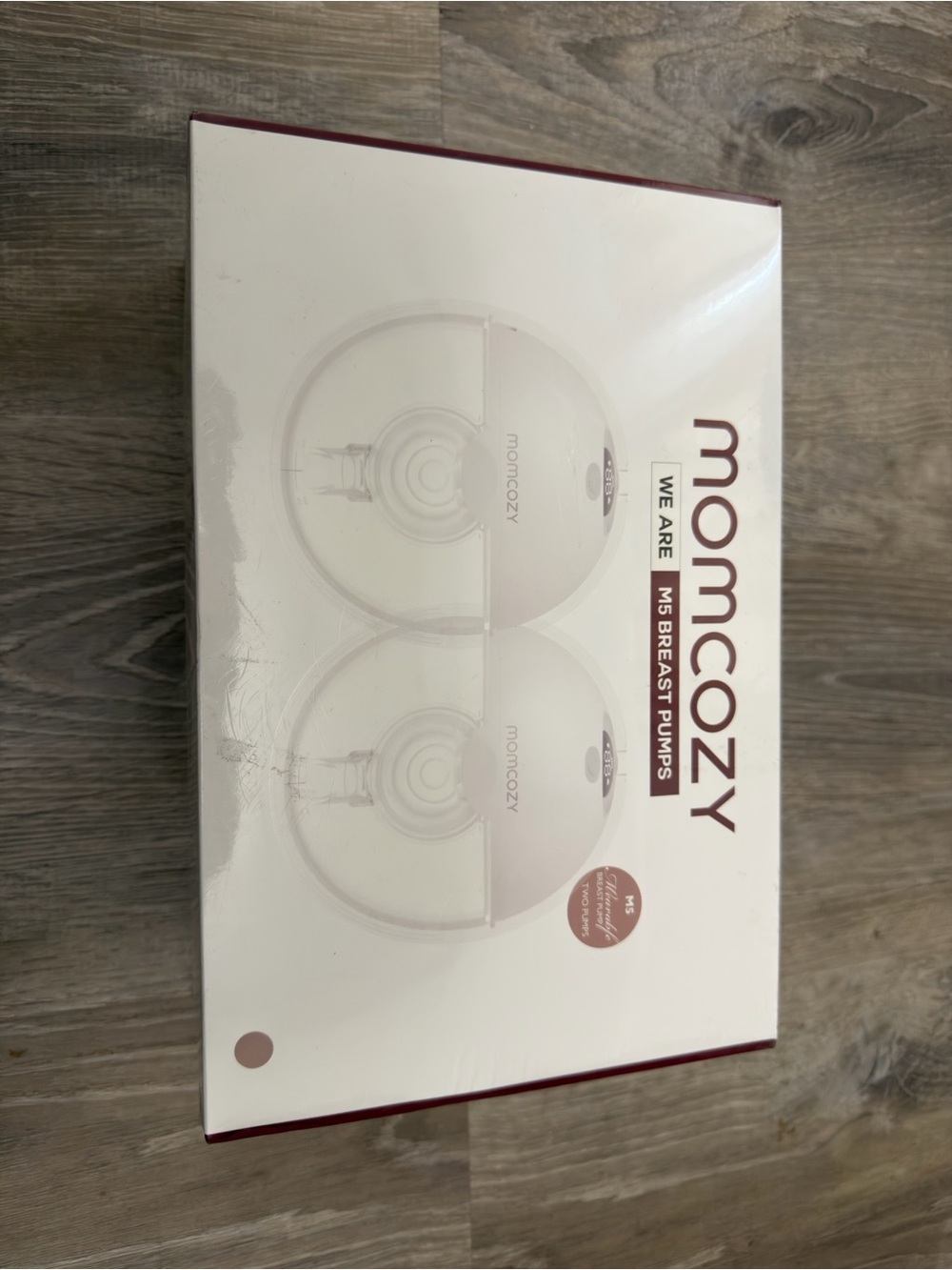 momcozy M5 Breast Pumps - White/Rose Gold